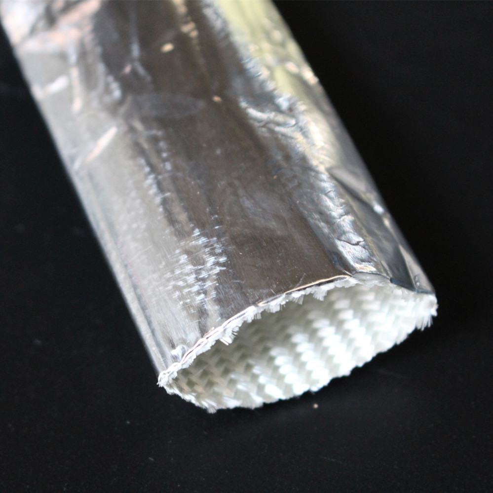 Aluminum Foil Coated Fiberglass Heat Reflective Sleeve