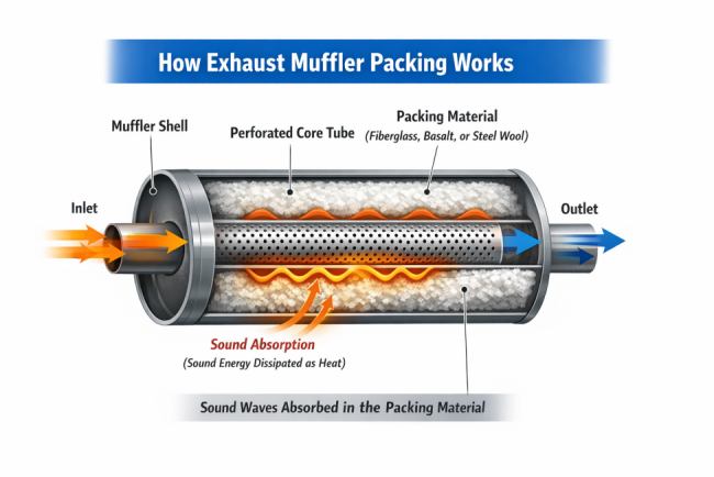 Exhaust Muffler Packing