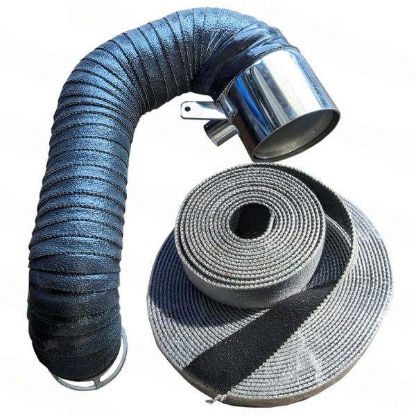 silicone exhaust wrap