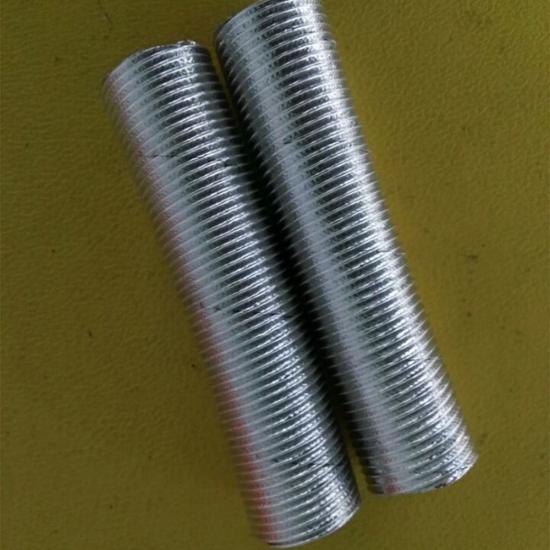Tubería de conducto corrugado aislado con aislamiento de calor de aluminio