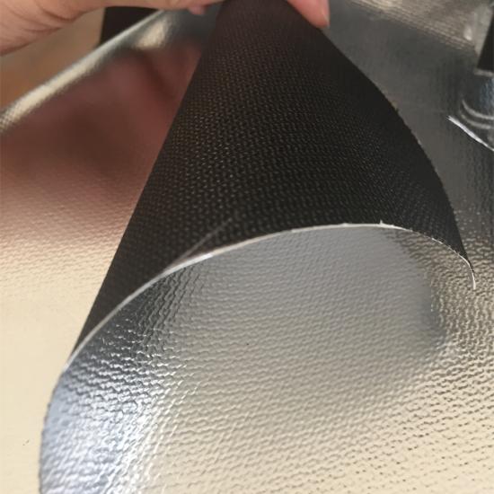 tela de fibra de vidrio recubierta de PTFE revestida con papel de aluminio
