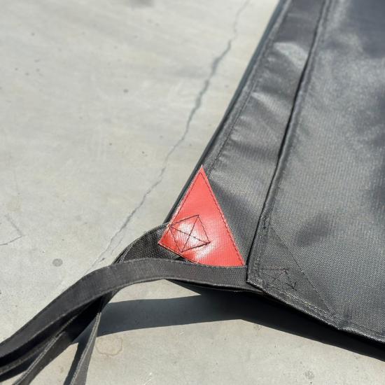 Manta ignífuga para vehículos eléctricos para contención de incendios en emergencias de vehículos eléctricos y automóviles