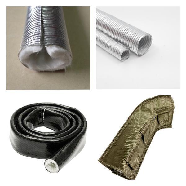 ¿Cuántos tipos de material de protección térmica del tubo de escape?