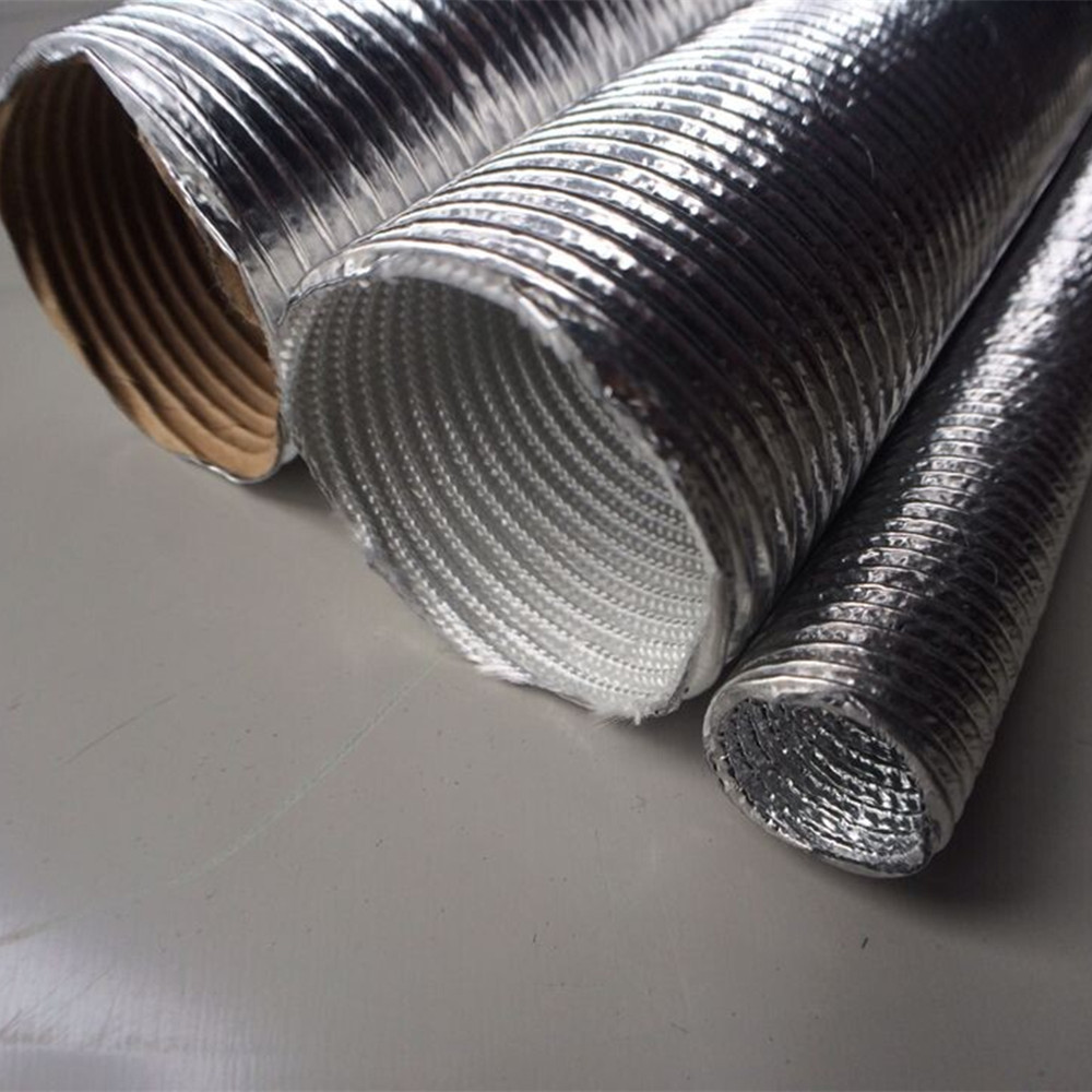 ¿De qué está hecha la manguera del calentador de aluminio?