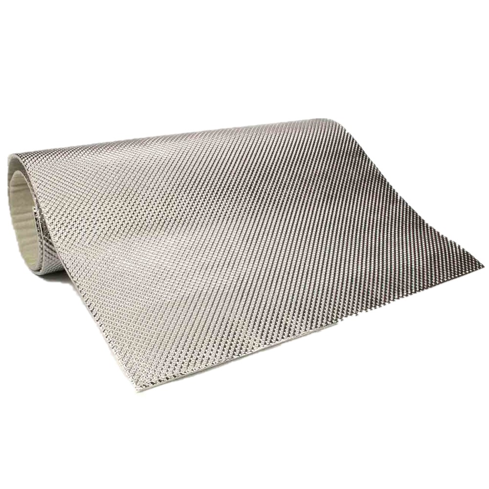 ¿Cuáles son las características clave de una barrera de calor aluminizado con respaldo adhesivo?