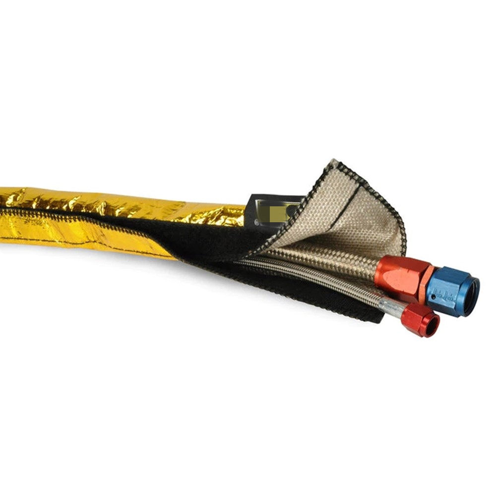 Heat Shroud Gold: Controle el calor extremo. Proteja líneas críticas. Cero desconexiones.